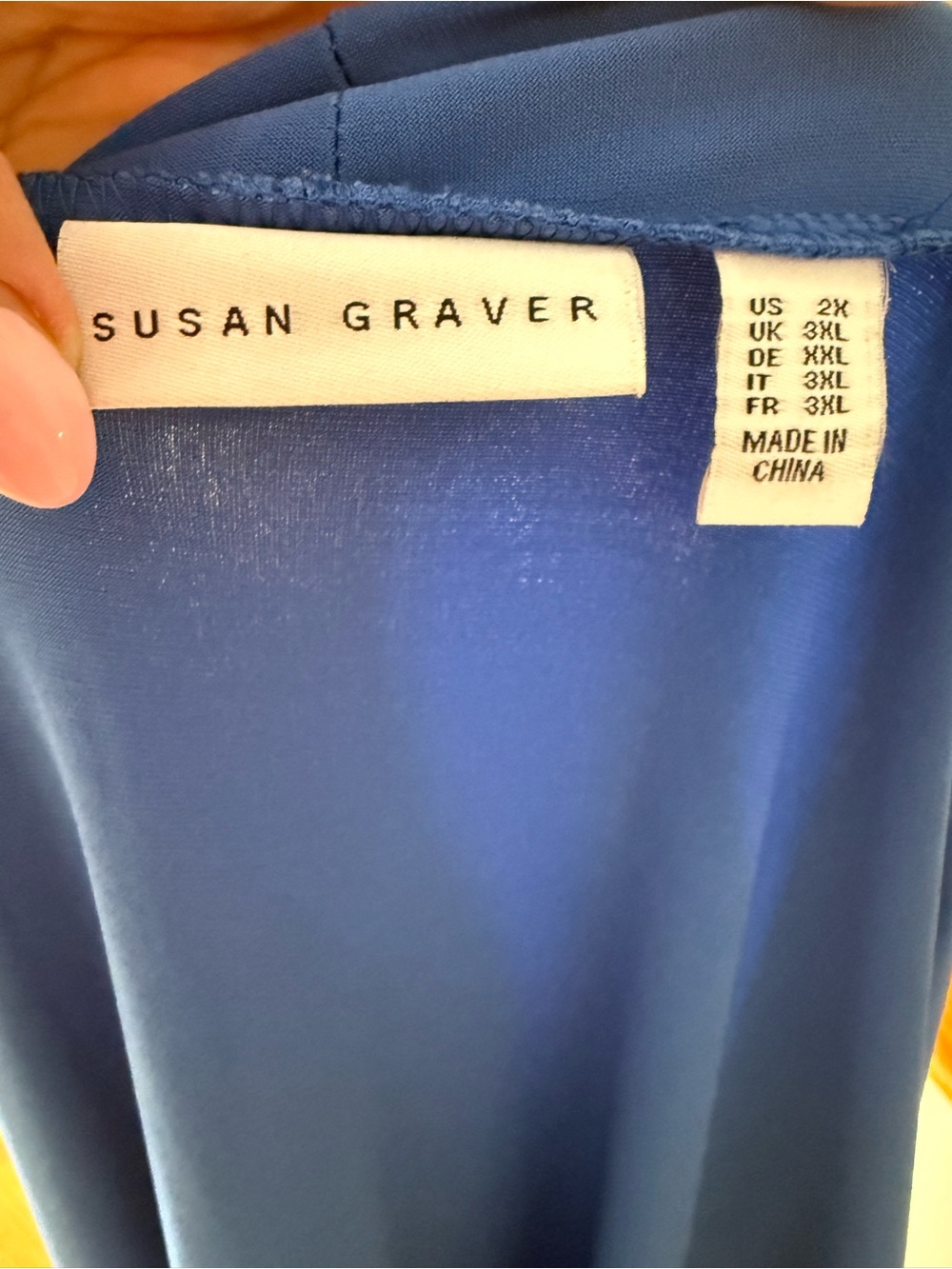 Susan Graver Open-Front Draped Cardigan - Royal Blue - Picture 12 of 13
